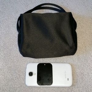 Satin evening bag by Indeed